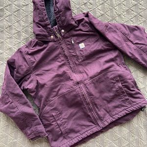 Carhartt Washed Duck Sherpa Lined Jacket